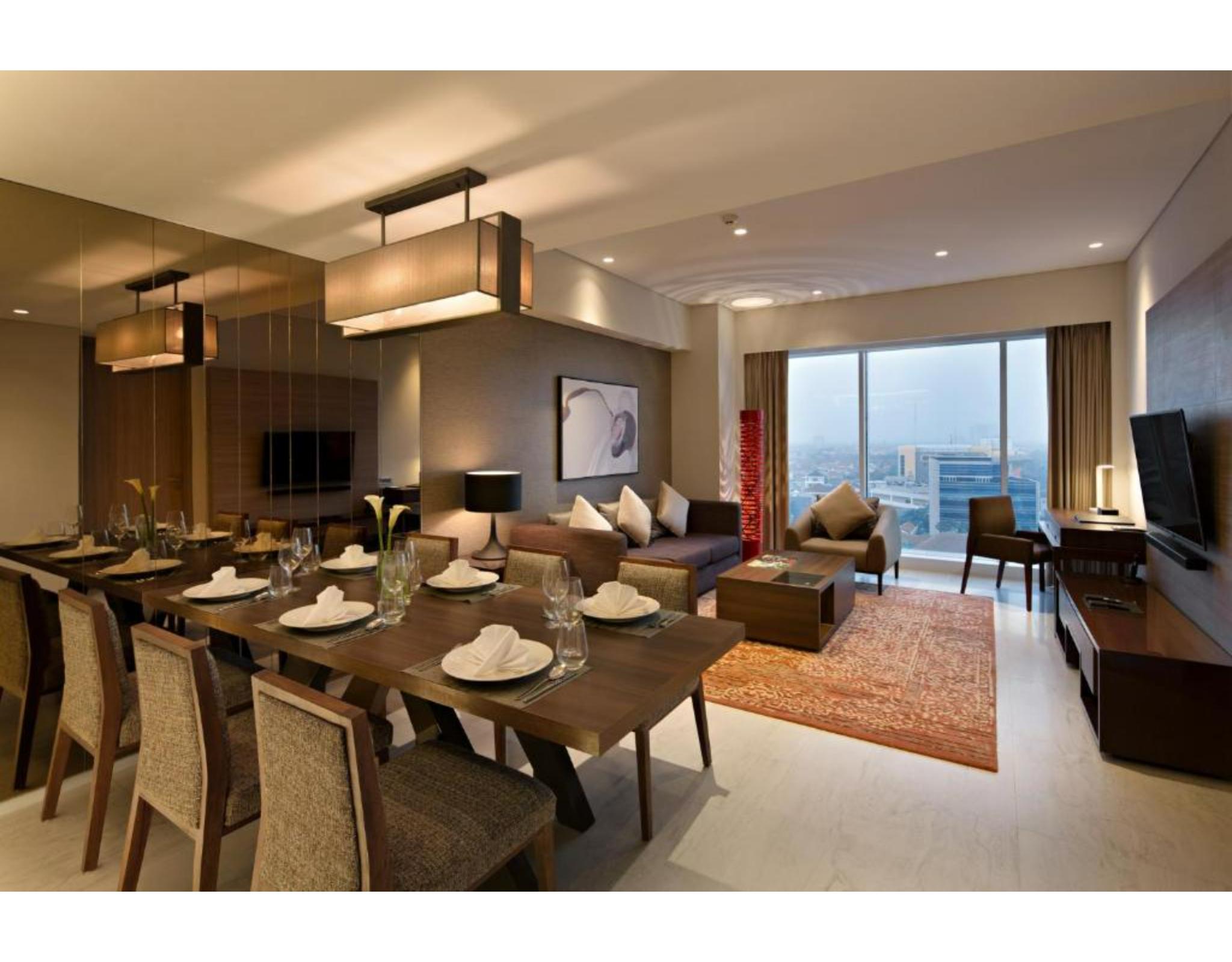 Oakwood Hotel&Residence Surabaya Exterior foto